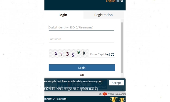 RajSSO Login SSO ID Details