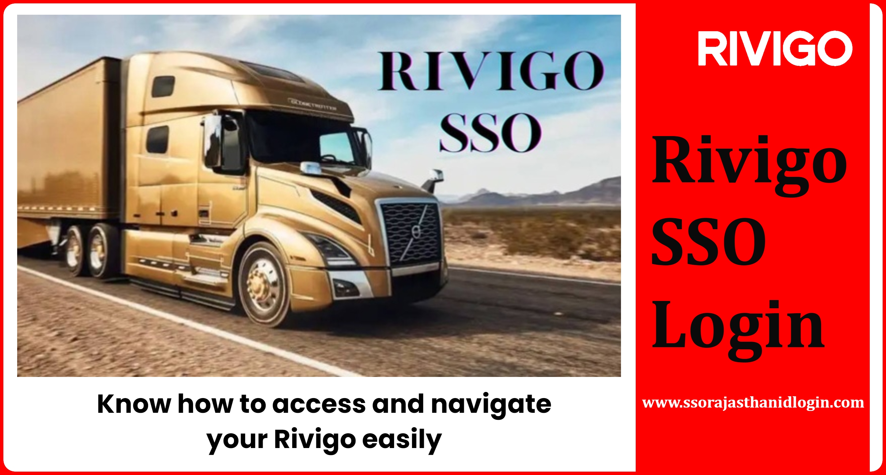 RIVIGO SSO Login Benefits