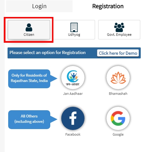 SSO .Rajasthan.gov.in Registration