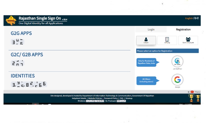 SSO Id Login Admit Card Register