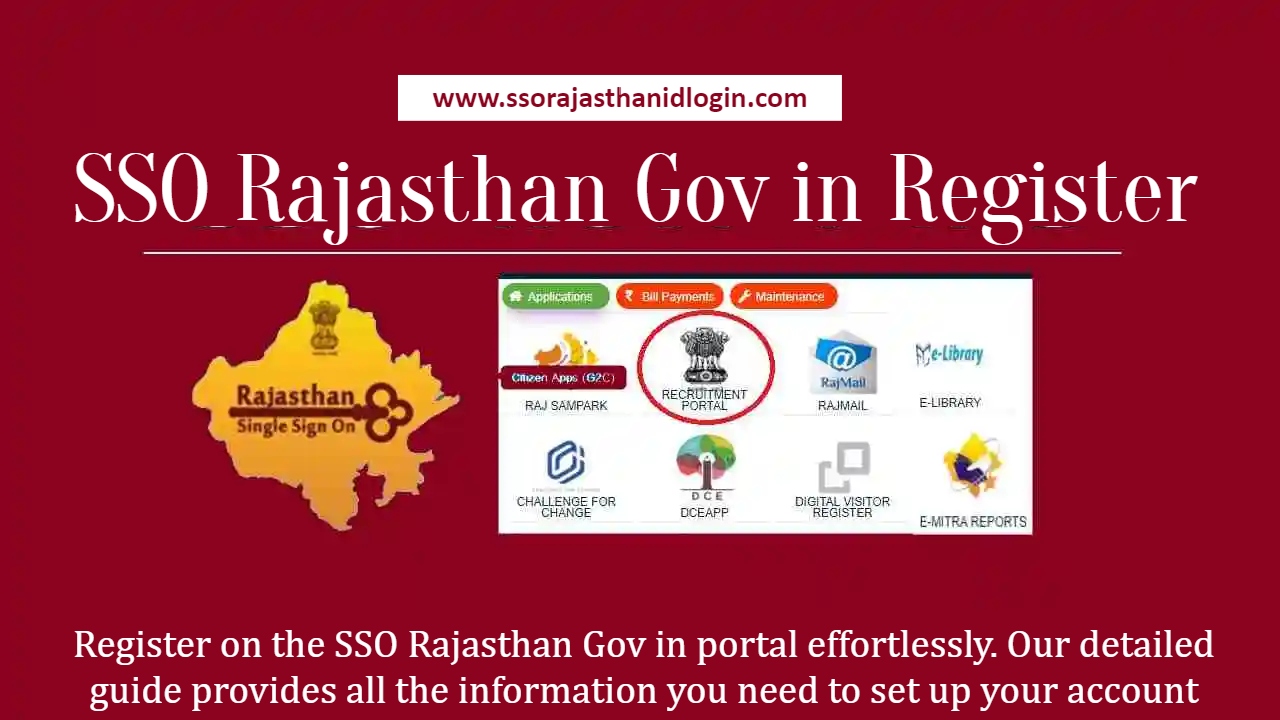 SSO Rajasthan Gov in Register Benefits