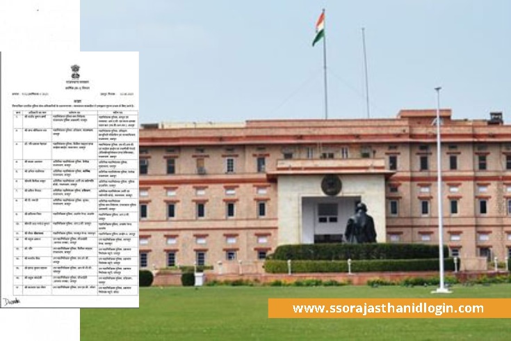 Check the Civil List of Rajasthan