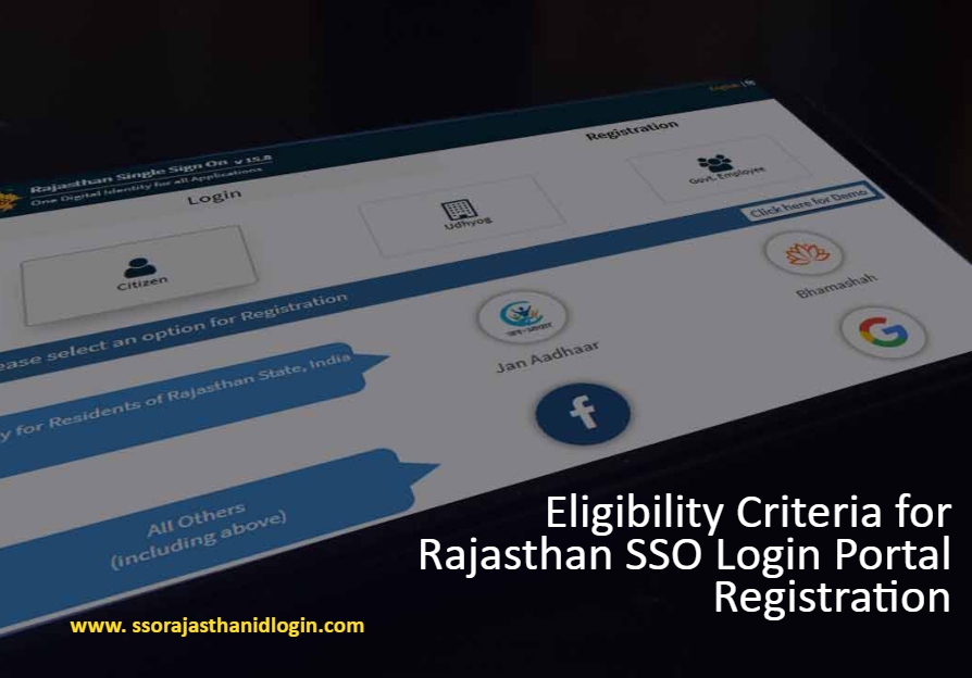 Eligibility Criteria for Sso Government In Rajasthan