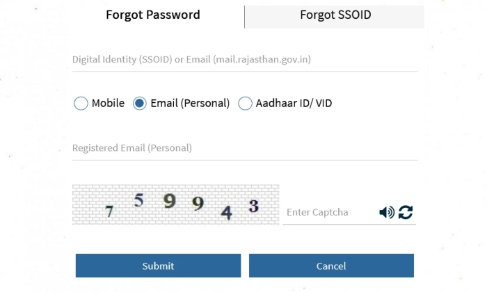 IITG SSO LOGIN Reset Password