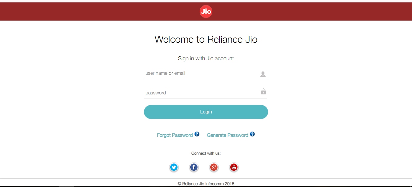 jio SSO Details