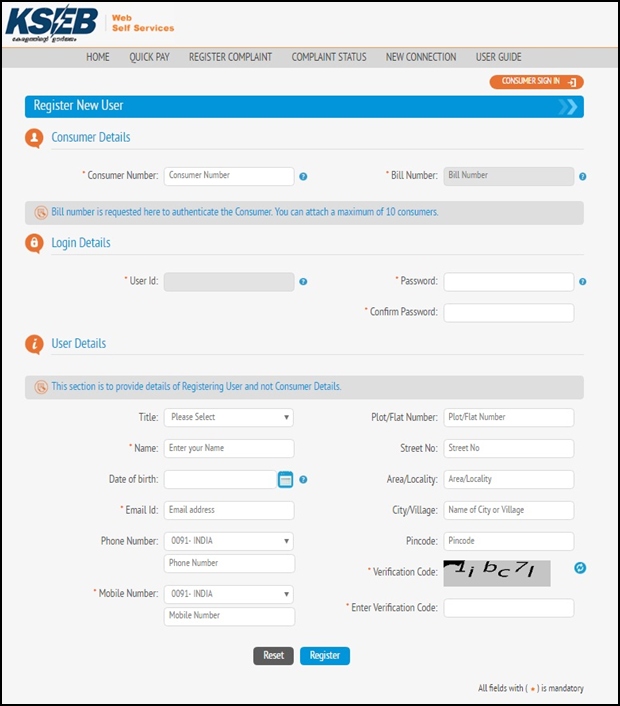 KSEB SSO Portal Features