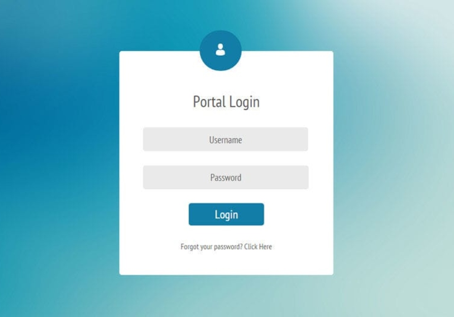 Log in to the Portal