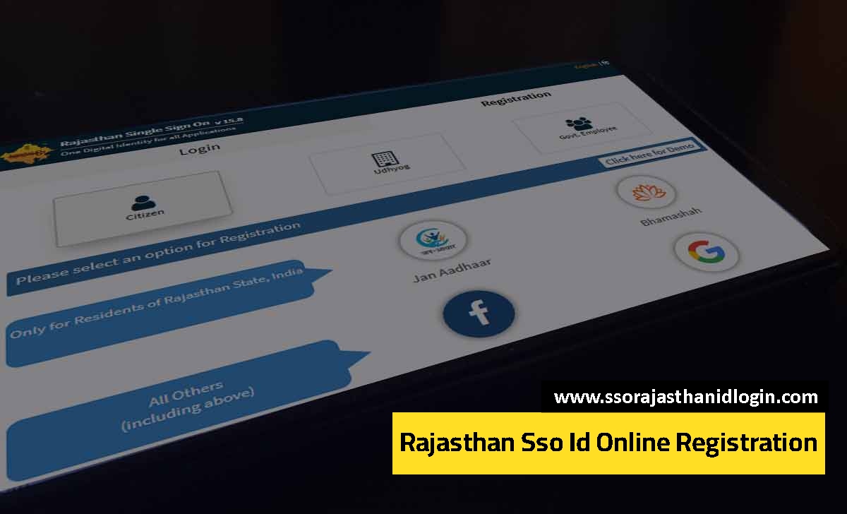 Rajasthan Sso Id Online Registration Benefits