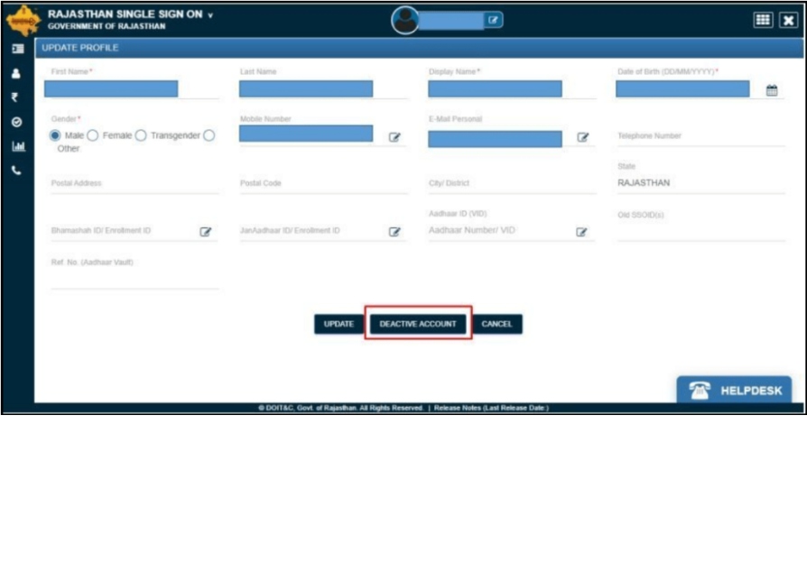 Rajasthan Sso Log In Merge Process