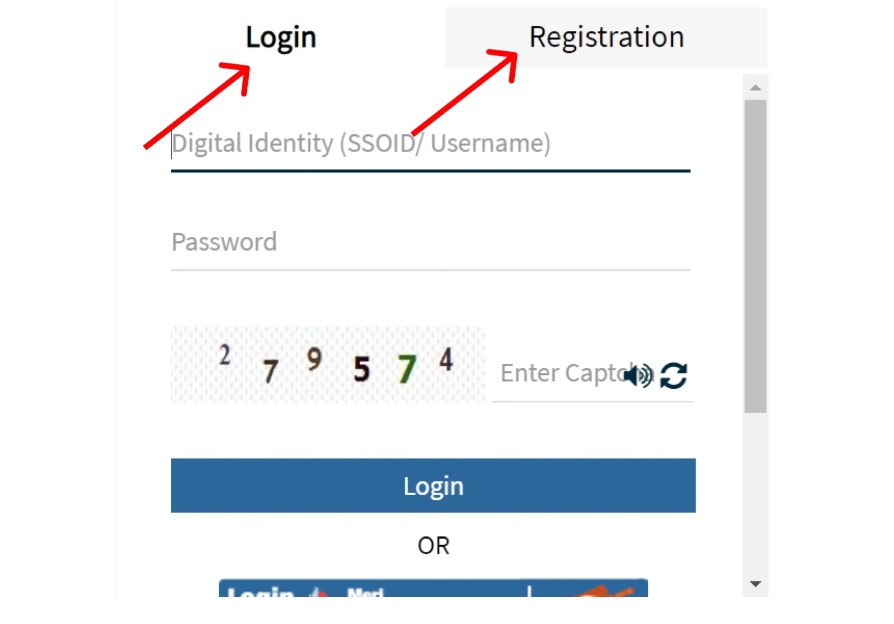 Register for Rajasthan SSO