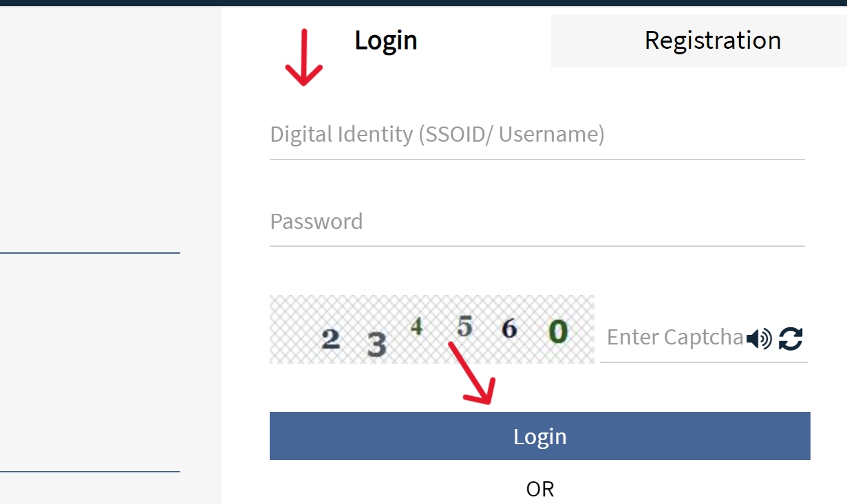 RPSC SSO Login Process