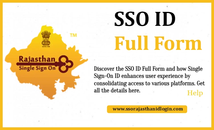 SSO ID Full Form Details