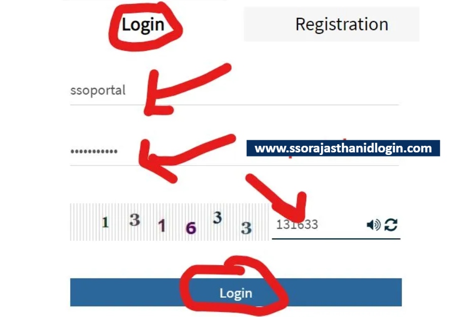 SSO ID log in on Sso Gov In Rajasthan