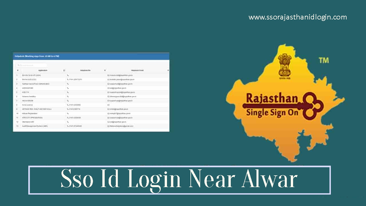 Sso Id Login Near Alwar Work Details