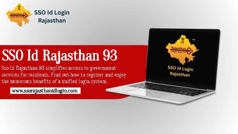 SSO Id Rajasthan 93 Benefits