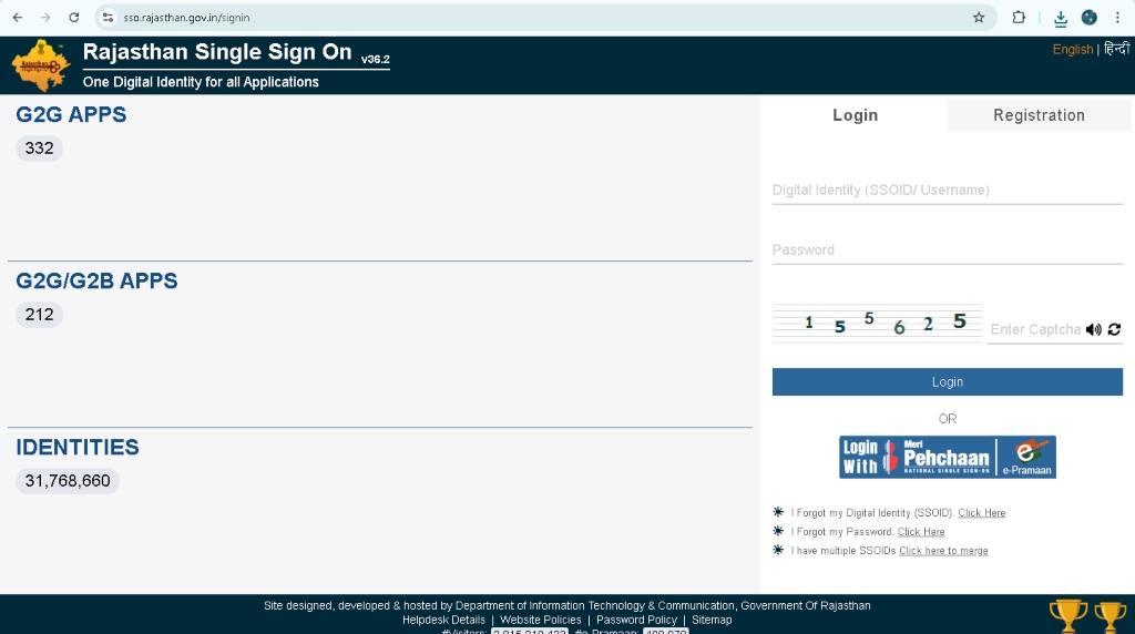 Sso Id Rajasthan Employee Login Details