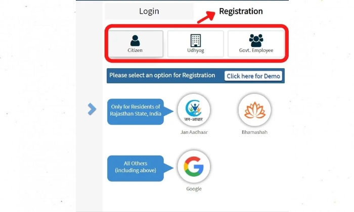 SSO Id Rajasthan Government Registration Details