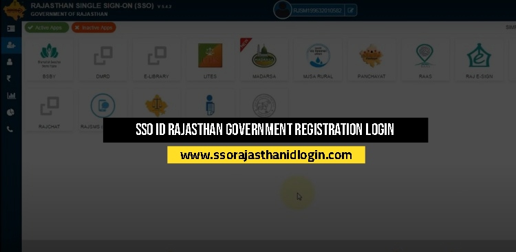 Sso Id Rajasthan Government Registration Login Features