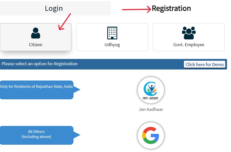 SSO Login Id Rajasthan Gov In Register