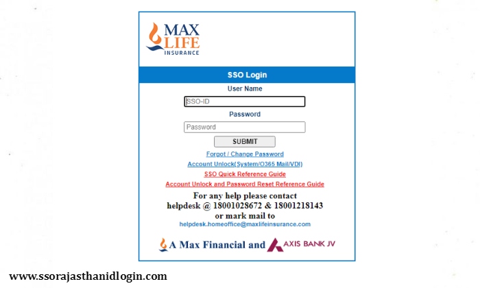 SSO LOGIN MAX Information