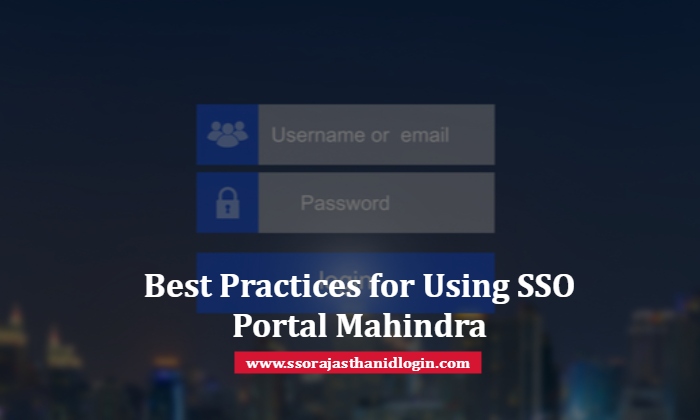 SSO PORTAL MAHINDRA Update