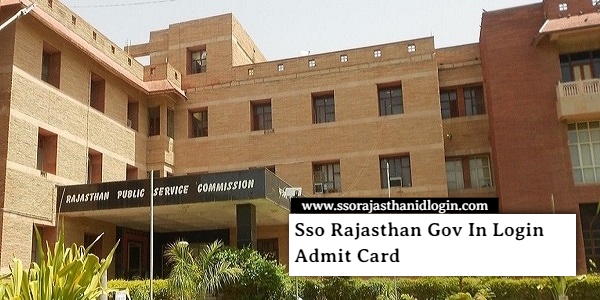 Sso Rajasthan Gov In Login Admit Card Download