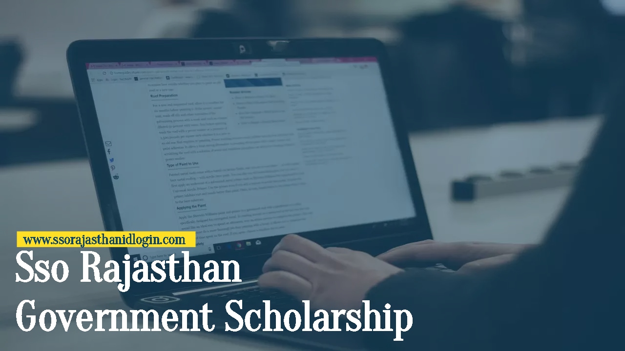 Sso Rajasthan Government Scholarship Documents