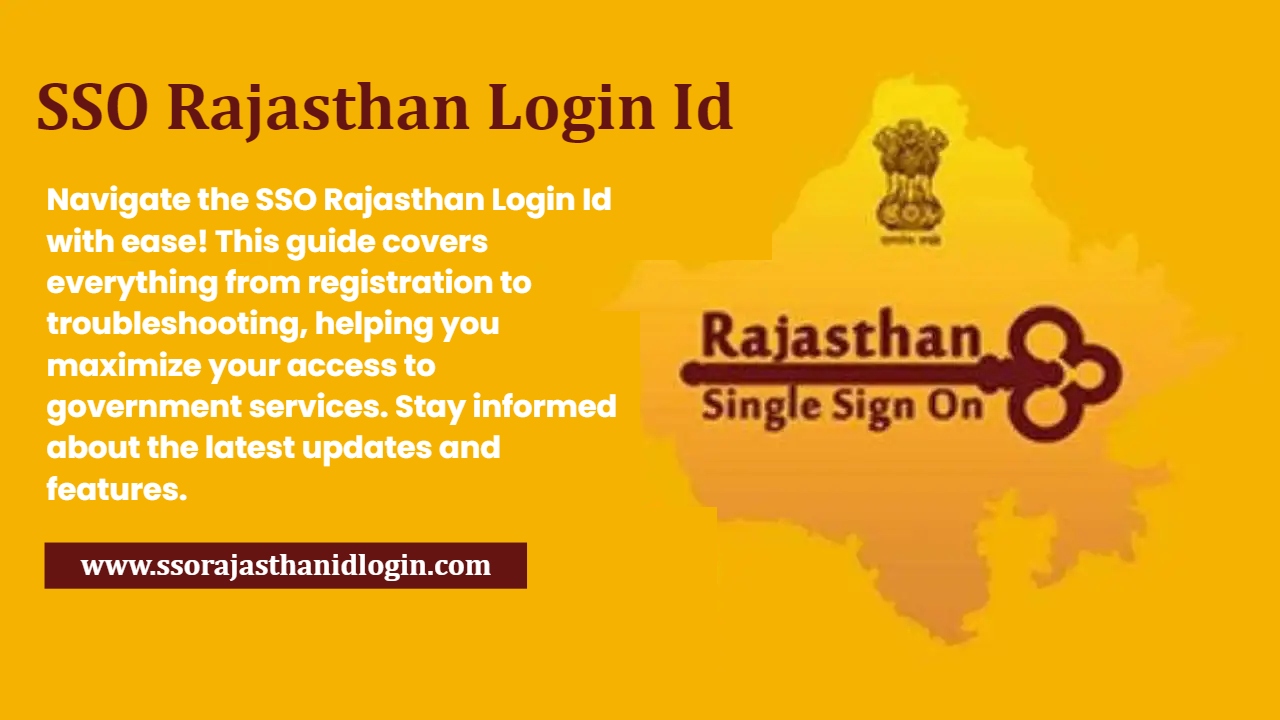 SSO Rajasthan Login Id Features