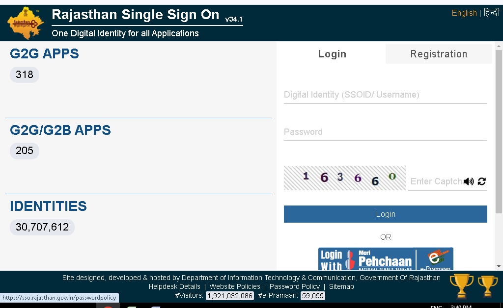 What Is Sso Id Rajasthan, Login